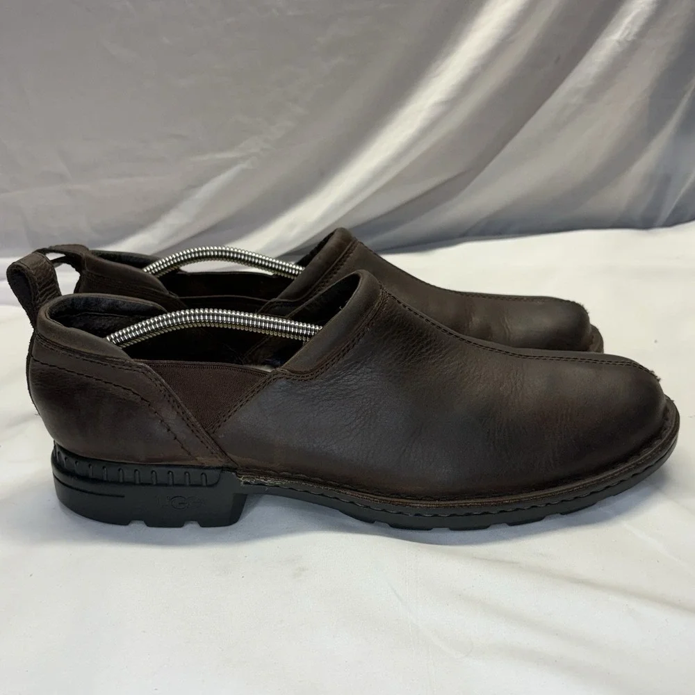 UGG Australia Westside Shoes Slip On Leather Shearling Lined 5323 Mens US 13